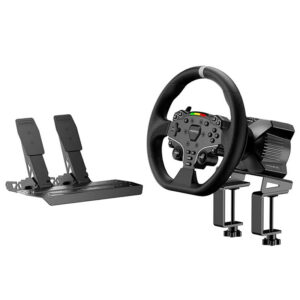 image 379 MOZA R3 Racing Wheel and Pedals Bundle for PC, 3.9Nm Direct Drive WheelBase,11-inch ES Lite Steering Wheel,Pedals and Desk Clamp High-Performance Game Racing Simulator for PC User