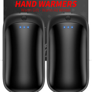 image 381 2 Pack Hand Warmers Rechargeable, Portable Electric Hand Warmers Reusable, USB 2 in 1 Handwarmers...