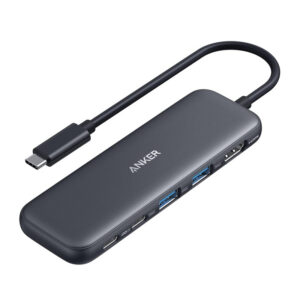 画板 1-2 Anker USB C Hub, 5-in-1 USBC to HDMI Splitter with 4K Display, 1 x Powered USB-C 5Gbps & 2×Powered USB-A 3.0 5Gbps Data Ports for MacBook Pro, MacBook Air, Dell and More